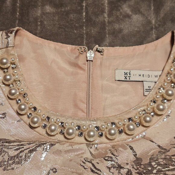 MiXT by Heidi Wiesel Women's Pink/Silver Dress - Picture 15 of 15